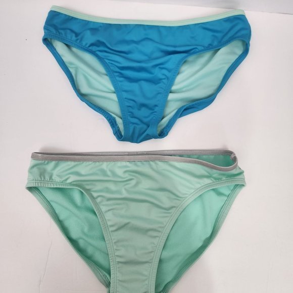 Girls‎ Blue Under armor swimsuit Size 14 - Picture 3 of 7